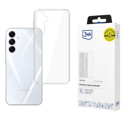 Samsung A17 umbris silikoonist labipaistev – 3mk Clear Case