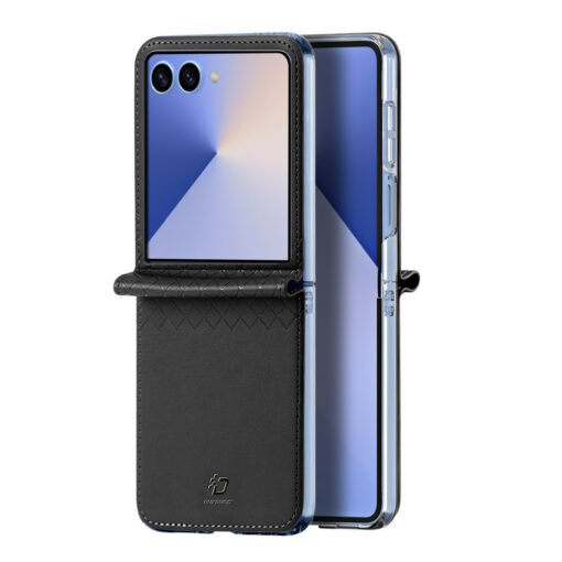 Samsung Galaxy Z Flip 7 Dux Ducis Bril kaaned kunstnahast must 1