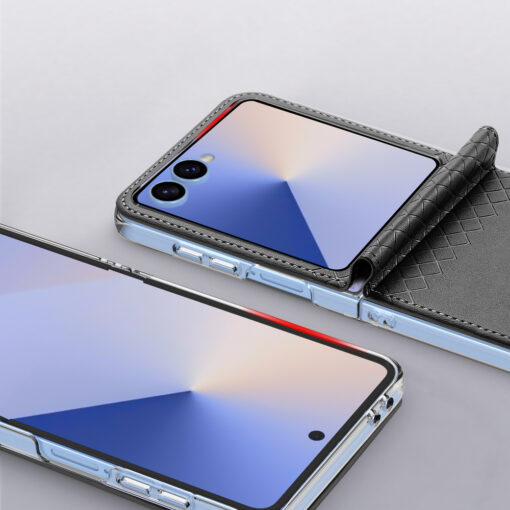 Samsung Galaxy Z Flip 7 Dux Ducis Bril kaaned kunstnahast must 7