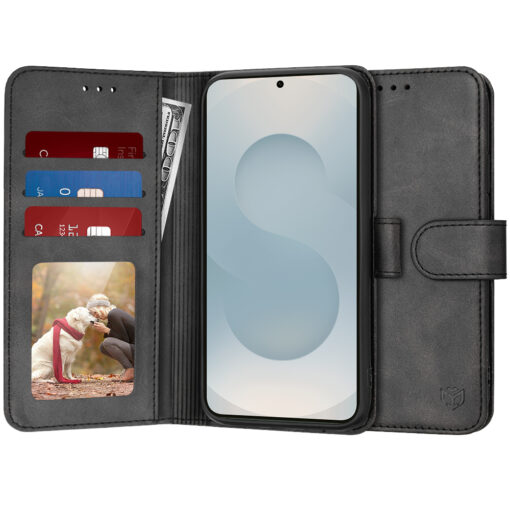 Samsung S25 EDGE kaaned kunstnahast Diary Book must 1