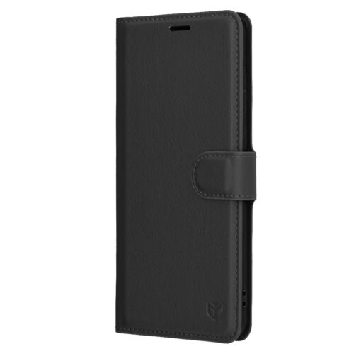 Samsung S25 EDGE kaaned kunstnahast Leather Folio must 3