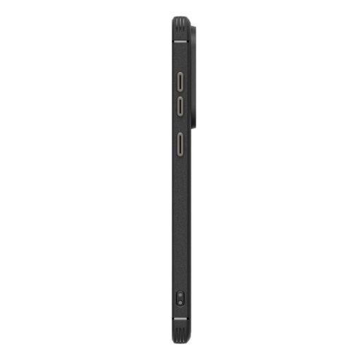 Samsung S25 EDGE umbris Spigen Core Armor MagSafe plastikust taguse ja silikoonist raamiga must 4