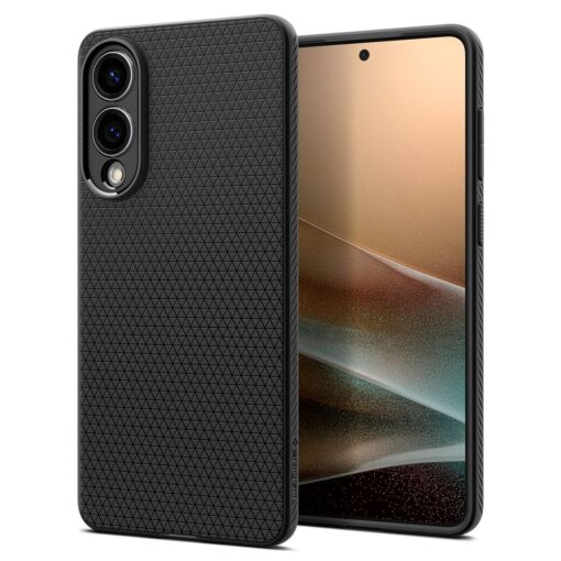 Samsung S25 EDGE umbris Spigen Liquid Air silikoonist matte black
