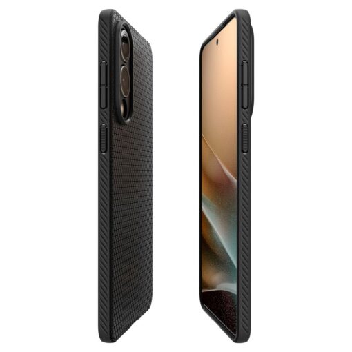 Samsung S25 EDGE umbris Spigen Liquid Air silikoonist matte black 7