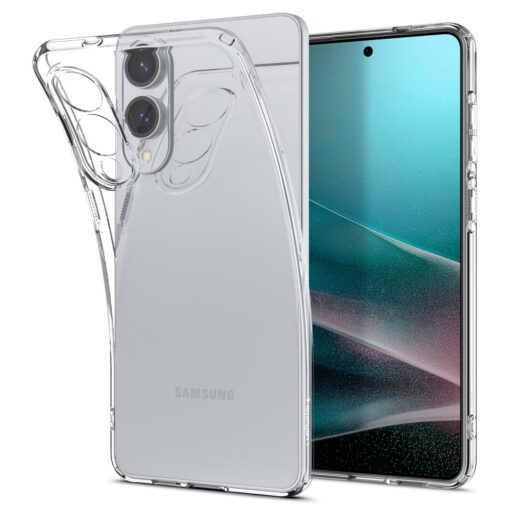 Samsung S25 EDGE umbris Spigen Liquid Crystal silikoonist labipaistev