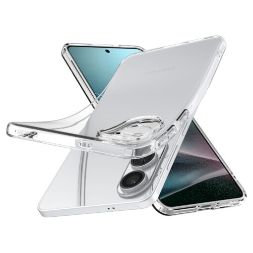 Samsung S25 EDGE umbris Spigen Liquid Crystal silikoonist labipaistev 6