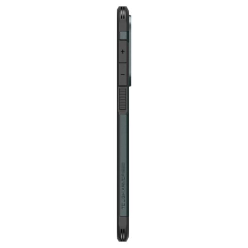 Samsung S25 EDGE umbris Spigen Tough Armor MagSafe plastikust taguse ja silikoonist raamiga abyss green 3