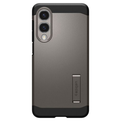 Samsung S25 EDGE umbris Spigen Tough Armor MagSafe plastikust taguse ja silikoonist raamiga gunmetal 1