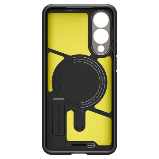 Samsung S25 EDGE umbris Spigen Tough Armor MagSafe plastikust taguse ja silikoonist raamiga gunmetal 2