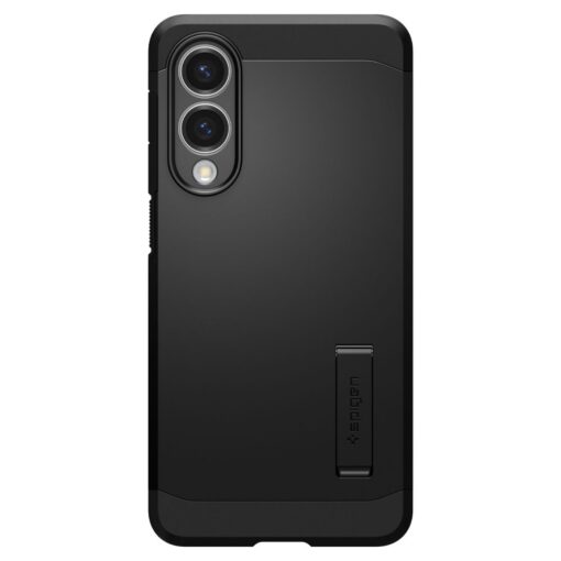 Samsung S25 EDGE umbris Spigen Tough Armor MagSafe plastikust taguse ja silikoonist raamiga must 1
