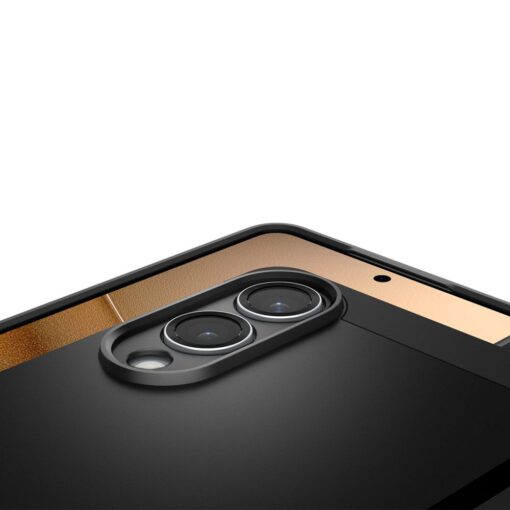 Samsung S25 EDGE umbris Spigen Tough Armor MagSafe plastikust taguse ja silikoonist raamiga must 6