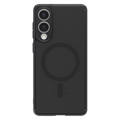 Samsung S25 EDGE umbris Spigen Ultra Hybrid MagSafe silikoonist servade ja plastikust tagusega Frost Black 1