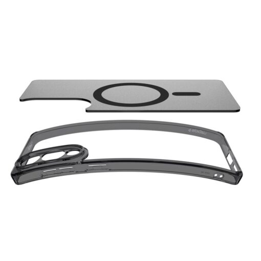 Samsung S25 EDGE umbris Spigen Ultra Hybrid MagSafe silikoonist servade ja plastikust tagusega Frost Black 5