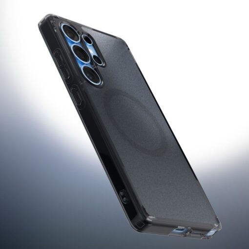 Samsung S25 EDGE umbris Spigen Ultra Hybrid MagSafe silikoonist servade ja plastikust tagusega Frost Black 7