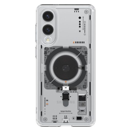 Samsung S25 EDGE umbris Spigen Ultra Hybrid MagSafe silikoonist servade ja plastikust tagusega Neo One 1