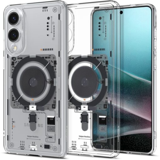 Samsung S25 EDGE umbris Spigen Ultra Hybrid MagSafe silikoonist servade ja plastikust tagusega Neo One