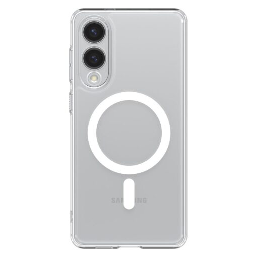 Samsung S25 EDGE umbris Spigen Ultra Hybrid MagSafe silikoonist servade ja plastikust tagusega labipaistev 1