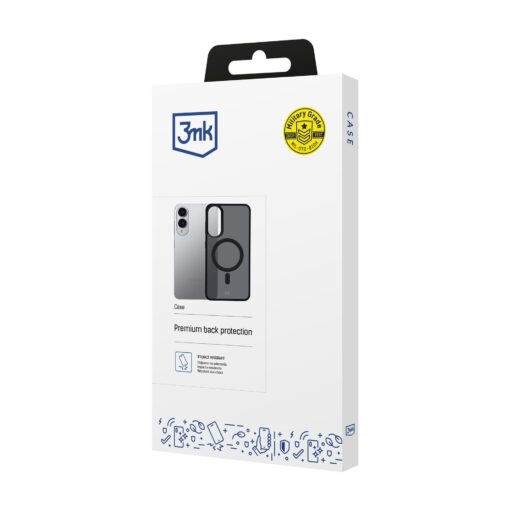 Samsung S25 EDGE umbris silikoonist 3mk Smoke MagCase 2