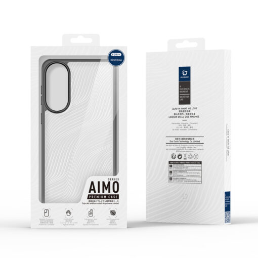 Samsung S25 EDGE umbris silikoonist ja plastikust Aimo Series must 5