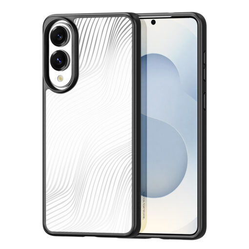 Samsung S25 EDGE umbris silikoonist ja plastikust Aimo Series must