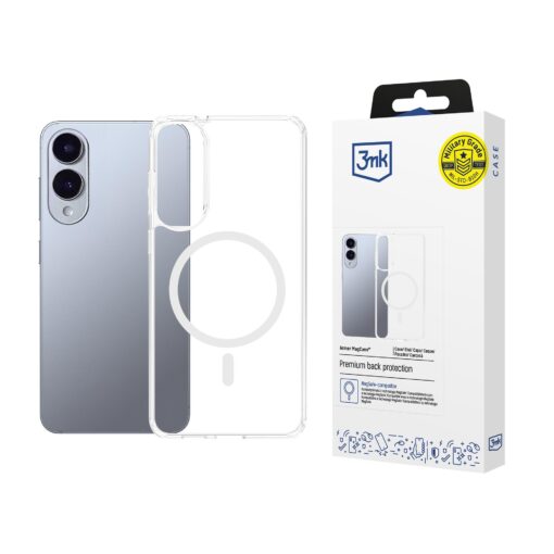 Samsung S25 EDGE umbris silikoonist labipaistev – 3mk Armor MagCase 1