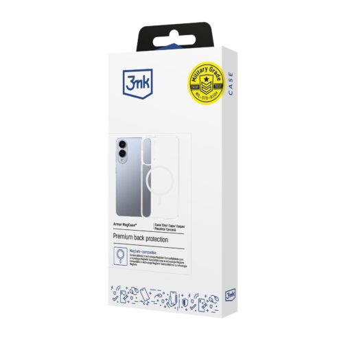 Samsung S25 EDGE umbris silikoonist labipaistev – 3mk Armor MagCase 5
