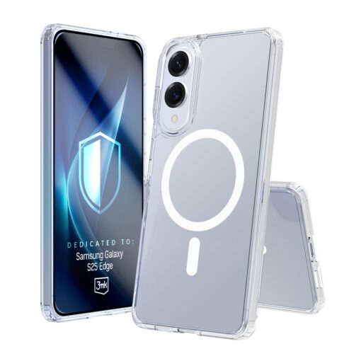 Samsung S25 EDGE umbris silikoonist labipaistev – 3mk Armor MagCase