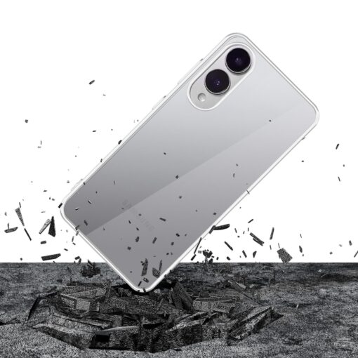 Samsung S25 EDGE umbris silikoonist labipaistev – 3mk Clear Case 3