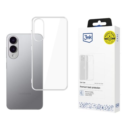Samsung S25 EDGE umbris silikoonist labipaistev – 3mk Clear Case
