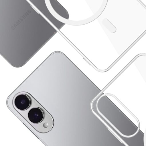 Samsung S25 EDGE umbris silikoonist labipaistev – 3mk Clear MagCase 14