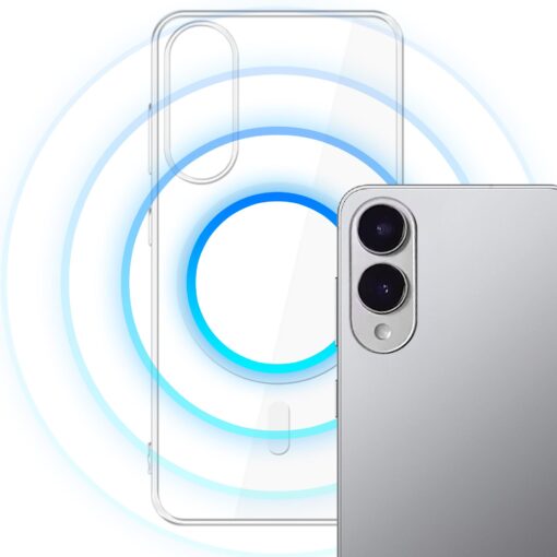 Samsung S25 EDGE umbris silikoonist labipaistev – 3mk Clear MagCase 3