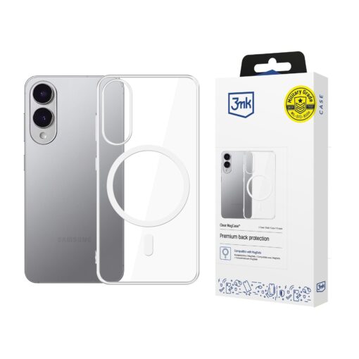 Samsung S25 EDGE umbris silikoonist labipaistev – 3mk Clear MagCase