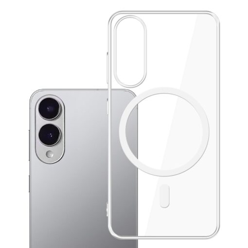 Samsung S25 EDGE umbris silikoonist labipaistev – 3mk Clear MagCase 9