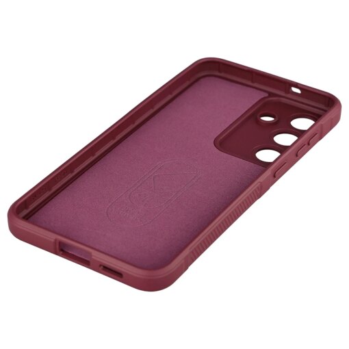 Samsung S25 FE umbris Tur armored silikoonist burgundy 3