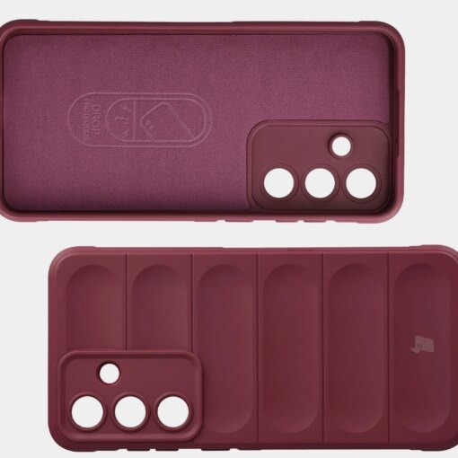 Samsung S25 FE umbris Tur armored silikoonist burgundy 5