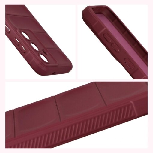 Samsung S25 FE umbris Tur armored silikoonist burgundy 6