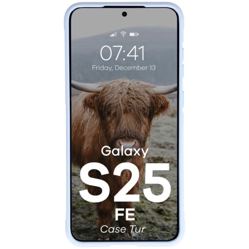 Samsung S25 FE umbris Tur armored silikoonist light blue 4