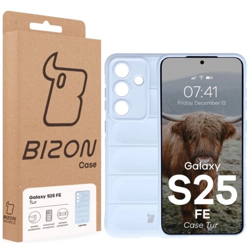 Samsung S25 FE umbris Tur armored silikoonist light blue 7
