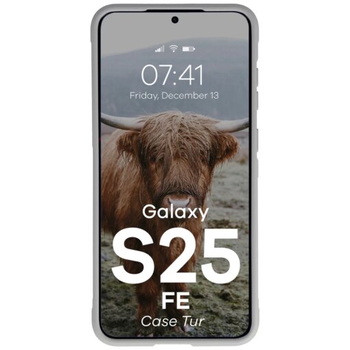 Samsung S25 FE umbris Tur armored silikoonist light gray 4