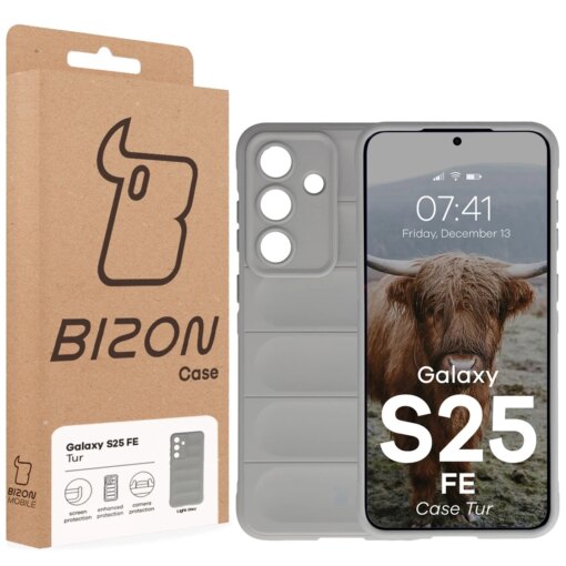 Samsung S25 FE umbris Tur armored silikoonist light gray 7