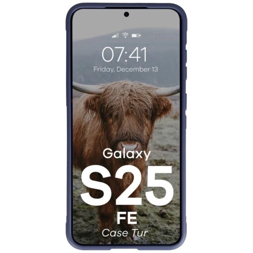 Samsung S25 FE umbris Tur armored silikoonist navy blue 4