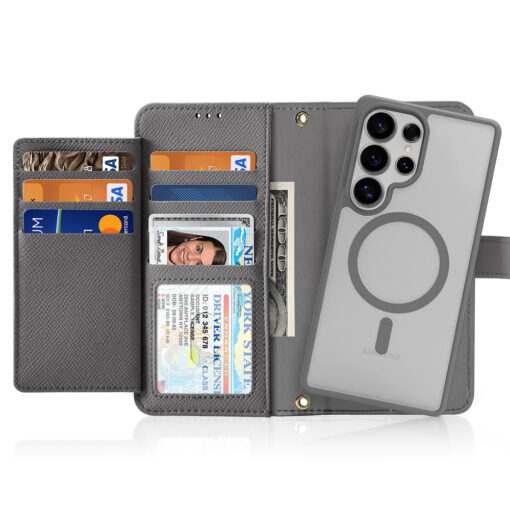 Samsung S25 ULTRA kaaned 2in1 nahast Dux Ducis Lawa hull 11
