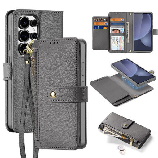 Samsung S25 ULTRA kaaned 2in1 nahast Dux Ducis Lawa hull