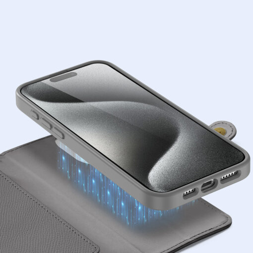 iPhone 15 PRO MAX kaaned 2in1 nahast Dux Ducis Lawa hall 5
