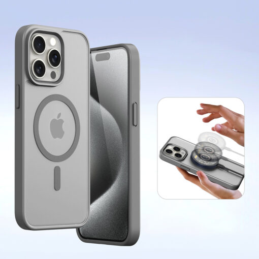 iPhone 15 PRO MAX kaaned 2in1 nahast Dux Ducis Lawa hall 6