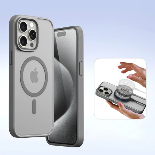 iPhone 15 PRO kaaned 2in1 nahast Dux Ducis Lawa hall 6