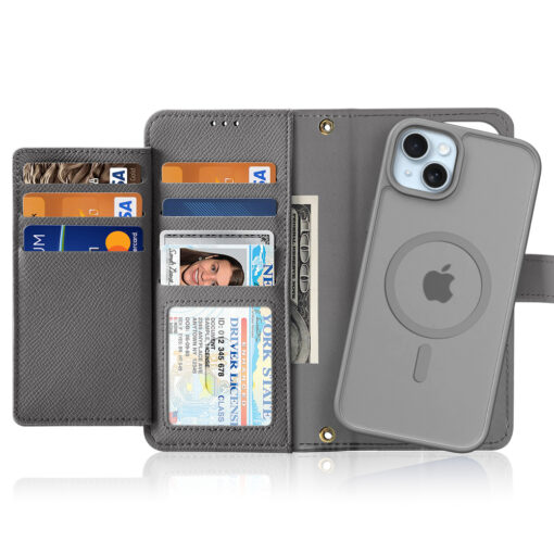 iPhone 15 kaaned 2in1 nahast Dux Ducis Lawa hall 1