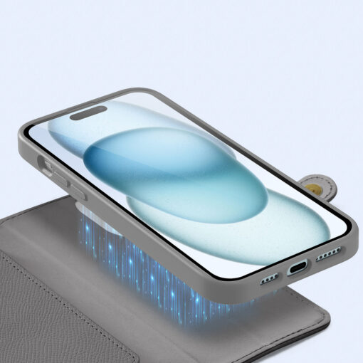 iPhone 15 kaaned 2in1 nahast Dux Ducis Lawa hall 5