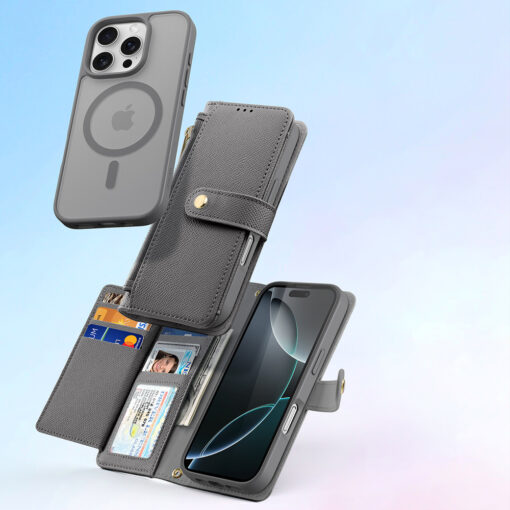 iPhone 16 PRO MAX kaaned 2in1 nahast Dux Ducis Lawa hall 2