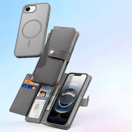 iPhone 16E kaaned 2in1 nahast Dux Ducis Lawa hall 3